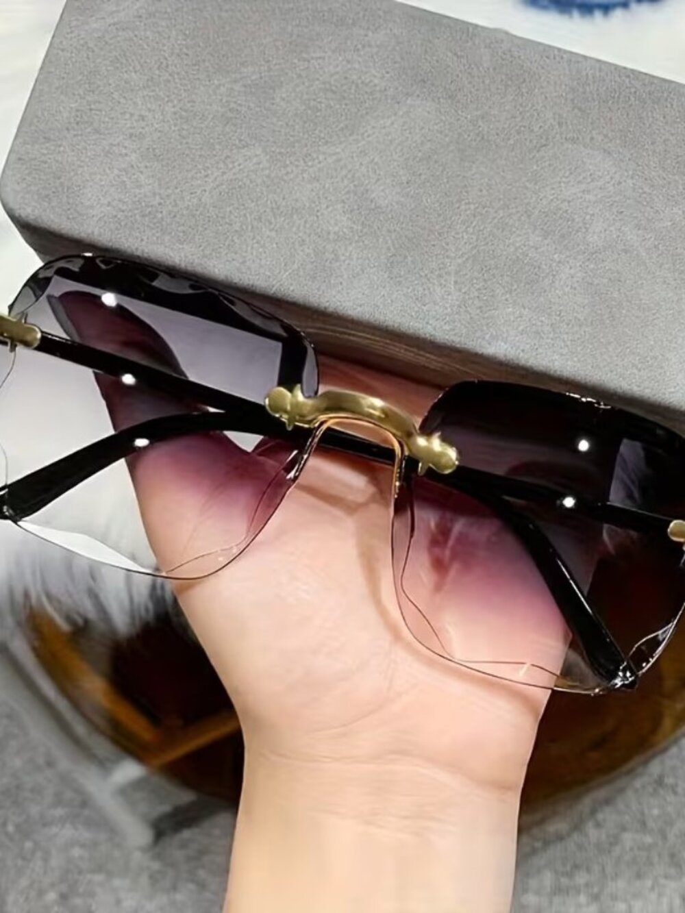 Frameless Sunglasses